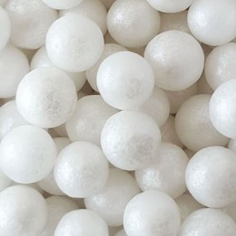 Picture of WHITE SUGAR PEARLS 7MM EDIBLE SPRINKLES X 50G